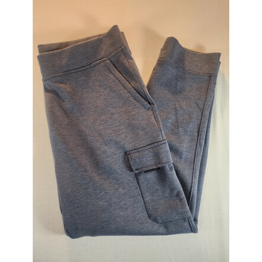 ZeroXposur Mens Tech Cargo Jogger Blue/Heather‎ Fleece Lined Sweat Pants Size XL